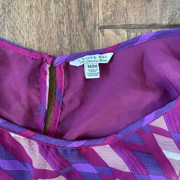 Purple high-low dress - Picture 4 of 4